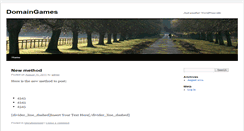 Desktop Screenshot of domaingames.com