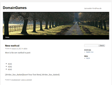 Tablet Screenshot of domaingames.com